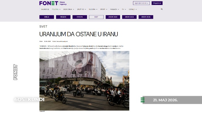 Vesti u 60 sekundi